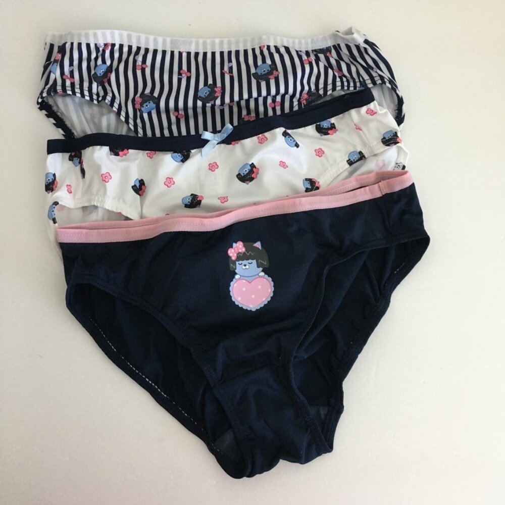 Kakao Friends NEW! 3 Panties 95 Asian Size/Large Stretch 95% Cotton Blend